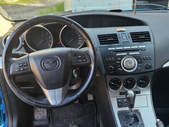 2011 Mazda 3 II (BL) Рестайлинг, синий, 950000 рублей - вид 6