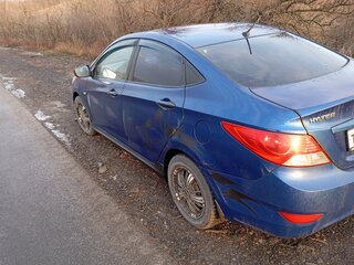 2011 Hyundai Solaris I, синий, 700000 рублей, вид 4
