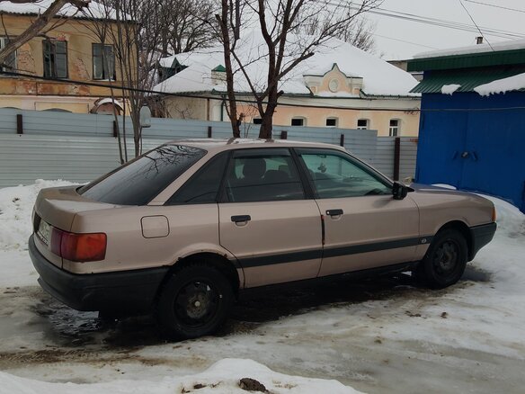1987 Audi 80 IV (B3), коричневый, 270000 рублей - вид 1