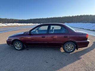2006 Kia Spectra I Рестайлинг 2, красный, 180000 рублей, вид 4
