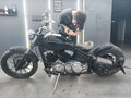 1997 Yamaha XVS400 Drag Star, чёрный, 380000 рублей