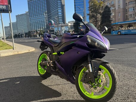2007 Yamaha YZF-R1, фиолетовый, 670000 рублей, вид 3