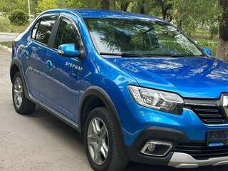 2019 Renault Logan Stepway II Рестайлинг, синий, 1230000 рублей, вид 4