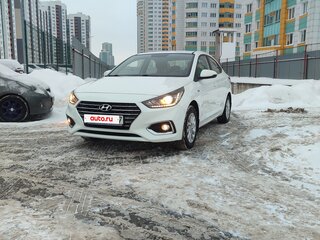 2017 Hyundai Accent V, белый, 1030000 рублей, вид 3