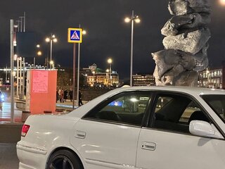 1997 Toyota Mark II VIII (X100), серый, 750000 рублей, вид 3