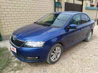 2019 Skoda Rapid I Рестайлинг, синий, 890000 рублей, вид 2