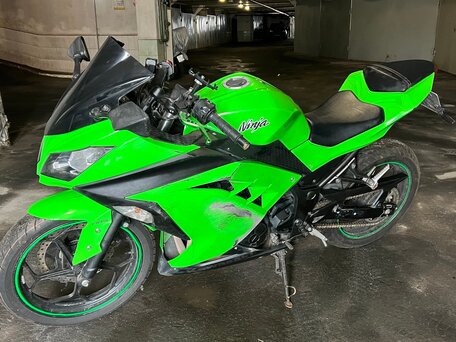 2012 Kawasaki Ninja 300, зелёный, 360000 рублей, вид 3