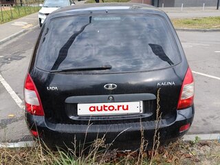 2009 Lada (ВАЗ) Kalina I, чёрный, 175000 рублей, вид 3