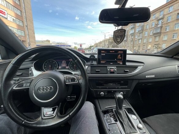 2014 Audi A7 I (4G) Рестайлинг, чёрный, 3000000 рублей - вид 9