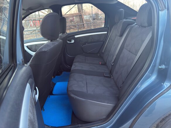 2013 Renault Logan I Рестайлинг, синий, 465000 рублей - вид 17