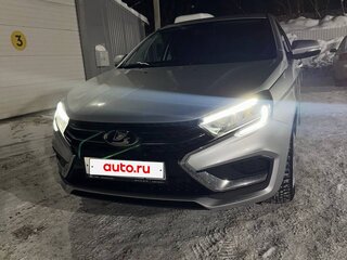 2024 Lada (ВАЗ) Vesta I Рестайлинг (NG), серебристый, 1100000 рублей, вид 3