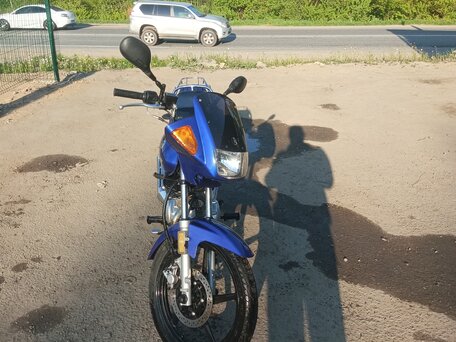 2014 Yamaha YBR125, синий, 250000 рублей, вид 4