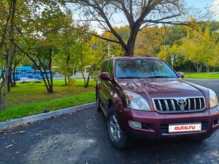 2008 Toyota Land Cruiser Prado 4-speed 120 Series Рестайлинг, красный, 2200000 рублей, вид 3