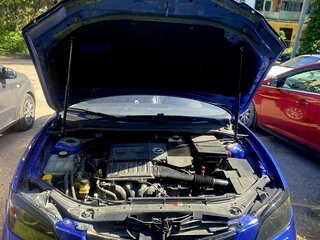 2008 Mazda 3 I (BK) Рестайлинг, синий, 670000 рублей, вид 2