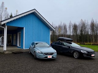 2017 Volvo V40 II Рестайлинг, голубой, 1750000 рублей, вид 4