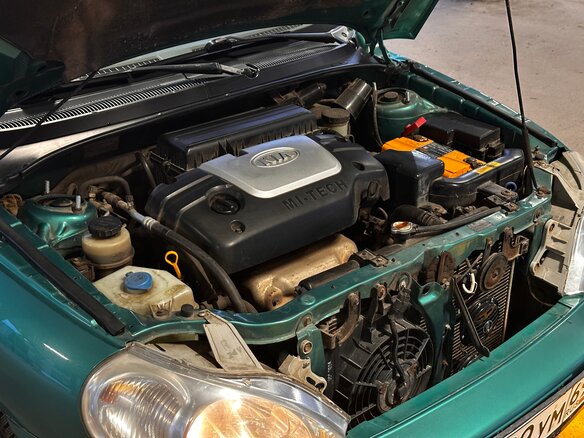 2001 Kia Rio I, зелёный, 300000 рублей - вид 15