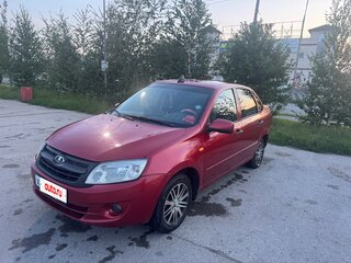 2012 Lada (ВАЗ) Granta I, красный, 370000 рублей, вид 1