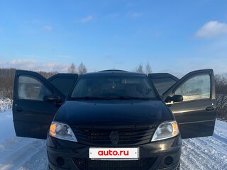 2009 Renault Logan I, чёрный, 400000 рублей, вид 2