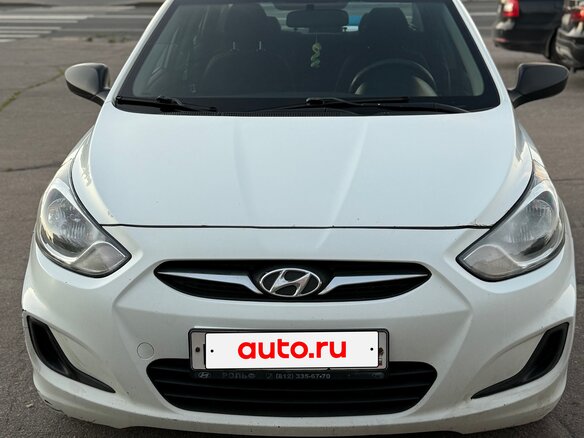 2013 Hyundai Solaris I, белый