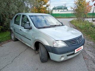2008 Renault Logan I, серый, 180000 рублей, вид 1