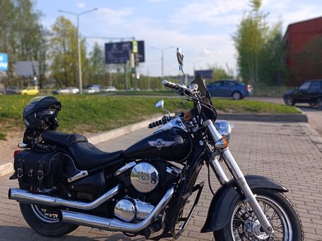 1997 Kawasaki EN400 Vulcan, чёрный, 270000 рублей, вид 3