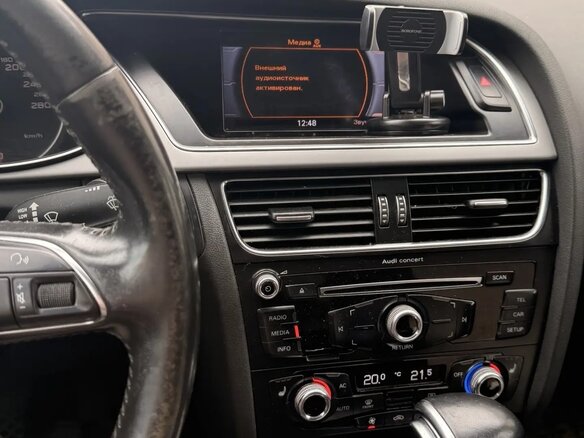 2012 Audi A4 IV (B8) Рестайлинг, чёрный, 990000 рублей - вид 5