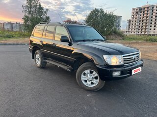 2004 Toyota Land Cruiser 100 Series Рестайлинг 1, чёрный, 1650000 рублей, вид 3