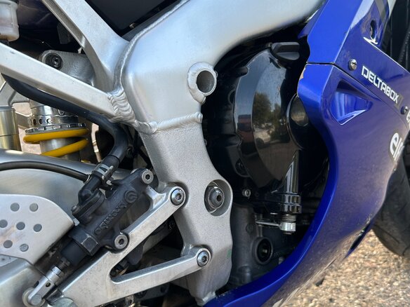 2001 Yamaha YZF-R1, синий, 450000 рублей - вид 14