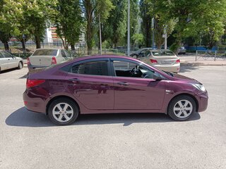 2011 Hyundai Solaris I, фиолетовый, 830000 рублей, вид 2