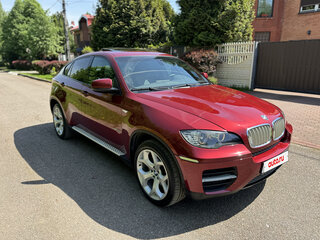 2008 BMW X6 35i 6-speed I (E71), красный, 1680000 рублей, вид 4