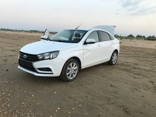 2020 Lada (ВАЗ) Vesta I, белый, 915000 рублей, вид 1