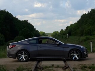 2013 Hyundai Genesis Coupe I Рестайлинг, серый, 1499999 рублей, вид 2