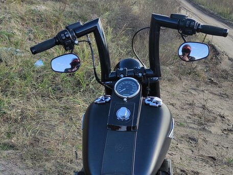2015 Harley-Davidson Fat Boy, чёрный, 1950000 рублей, вид 4