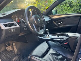 2007 BMW 5 серии 525d V (E60/E61) Рестайлинг, синий, 1750000 рублей, вид 5