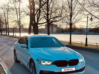 2017 BMW 5 серии 520d VII (G30/G31/G38), белый, 2300000 рублей, вид 5