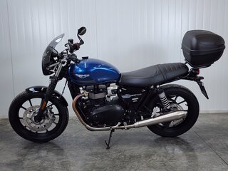 2021 Triumph Street Twin, синий, 789000 рублей, вид 5