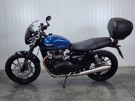 2021 Triumph Street Twin, синий, 789000 рублей, вид 5