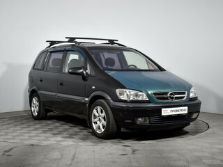 2004 Opel Zafira A Рестайлинг, чёрный, 390000 рублей, вид 3