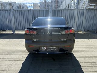 2013 Mitsubishi Lancer X Рестайлинг, синий, 695000 рублей, вид 4