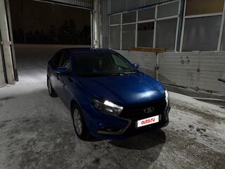 2021 Lada (ВАЗ) Vesta I, синий, 1050000 рублей, вид 3