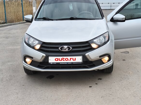2024 Lada (ВАЗ) Granta I Рестайлинг, серый - вид 2