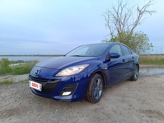 2009 Mazda 3 II (BL), синий, 820000 рублей, вид 1