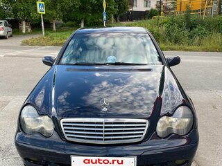 2000 Mercedes-Benz C-Класс 180 II (W203), синий, 500000 рублей, вид 1