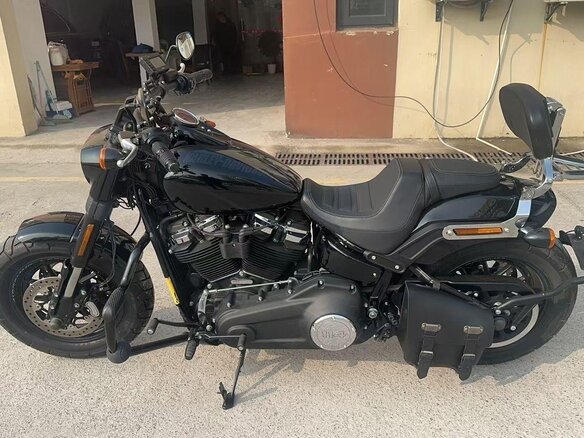 2022 Harley-Davidson Fat Bob, чёрный, 1830000 рублей - вид 8