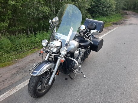 2006 Yamaha XVS1300, серебристый, 615000 рублей, вид 3
