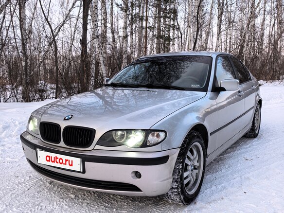 2002 BMW 3 серии 318i IV (E46) Рестайлинг, серебристый - вид 3
