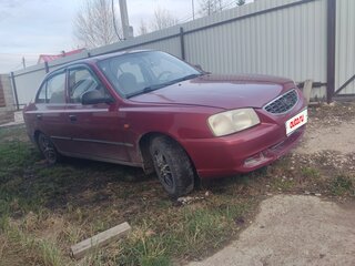 2006 Hyundai Accent ТагАЗ II, красный, 220000 рублей, вид 2