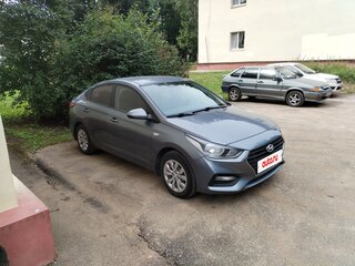 2018 Hyundai Solaris II, серый, 1100000 рублей, вид 1