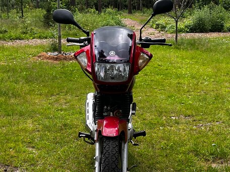 2009 Yamaha YBR125, красный, 142000 рублей, вид 2