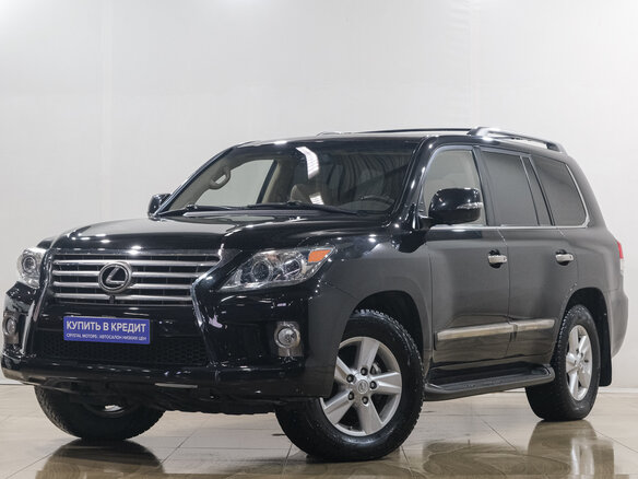 2013 Lexus LX 570 III Рестайлинг, чёрный, 4069000 рублей - вид 2